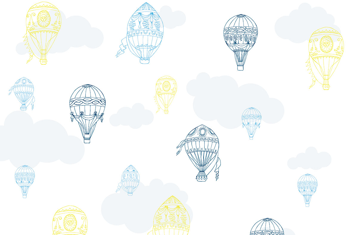 Blue balloons