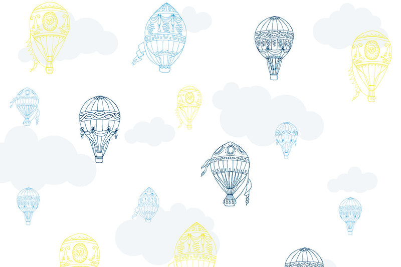 Blue balloons