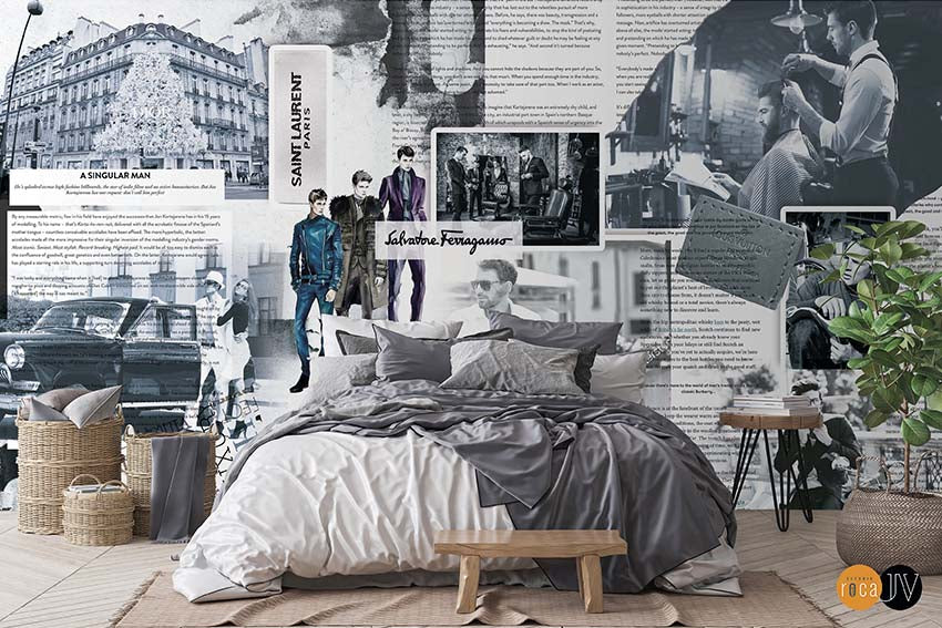 Collage Life Blue
