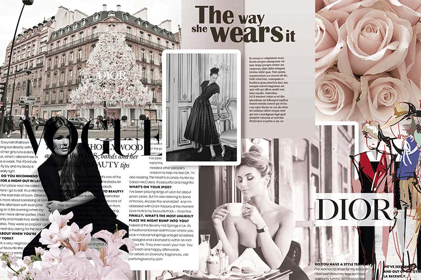 Collage Life Rose