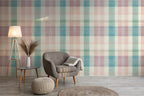 LINEN QUADRILLE PINK
