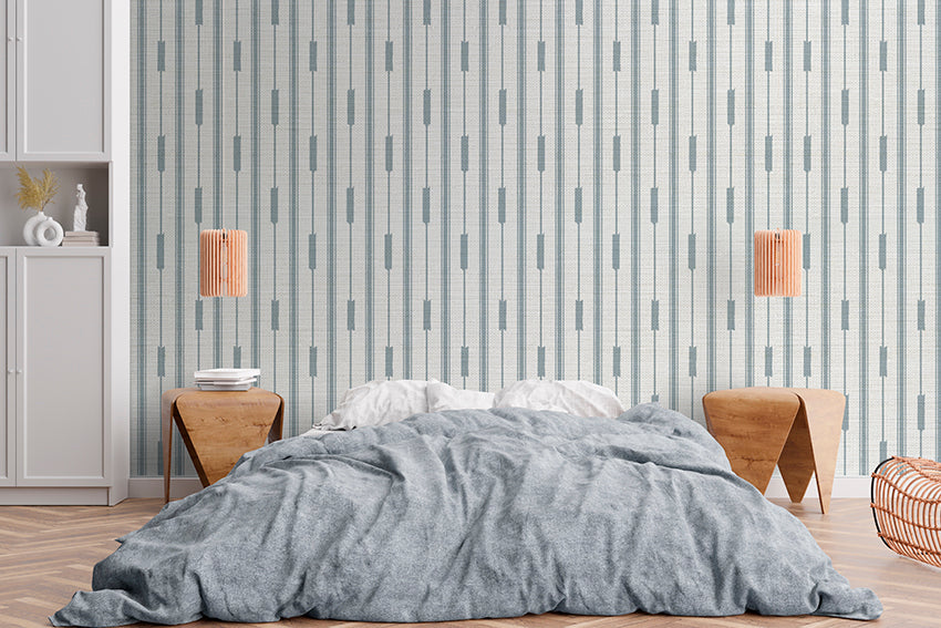 Linen Blue Stripes