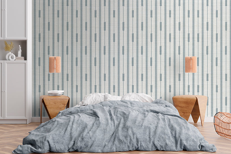 Linen Blue Stripes