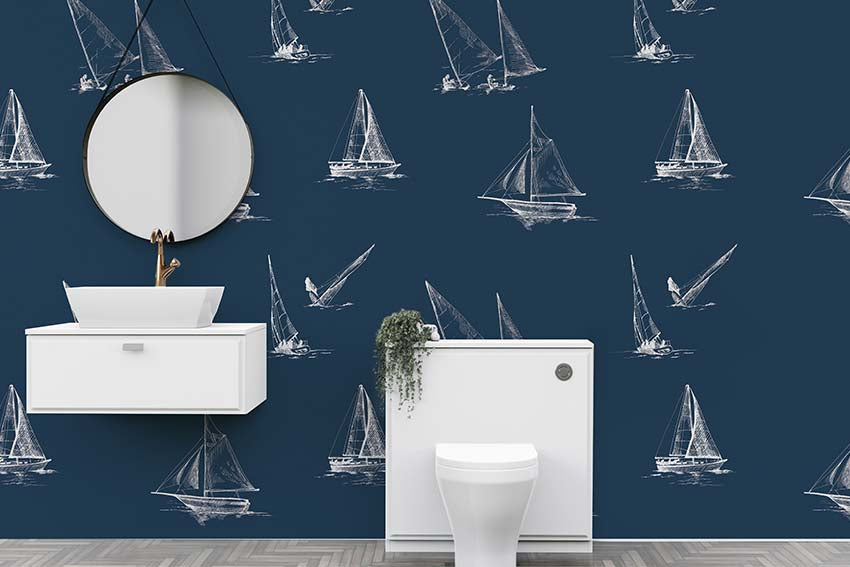 Sail Boat Blue