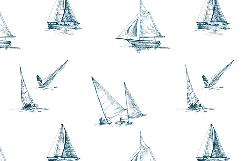 Sail Boat White