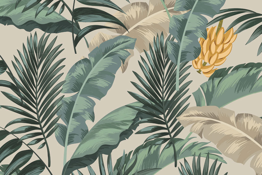Banana leaves
