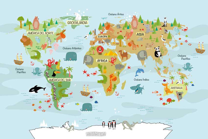 World Map Kids